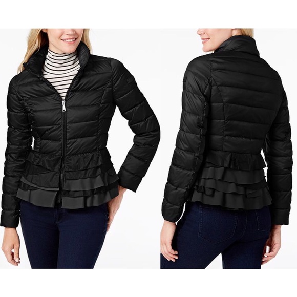 tahari ruffle jacket